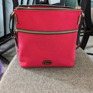 Dooney and Bourke Red Shoulder Bag.